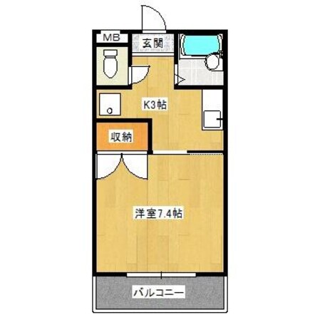 栄光ハイライフマンションの物件間取画像